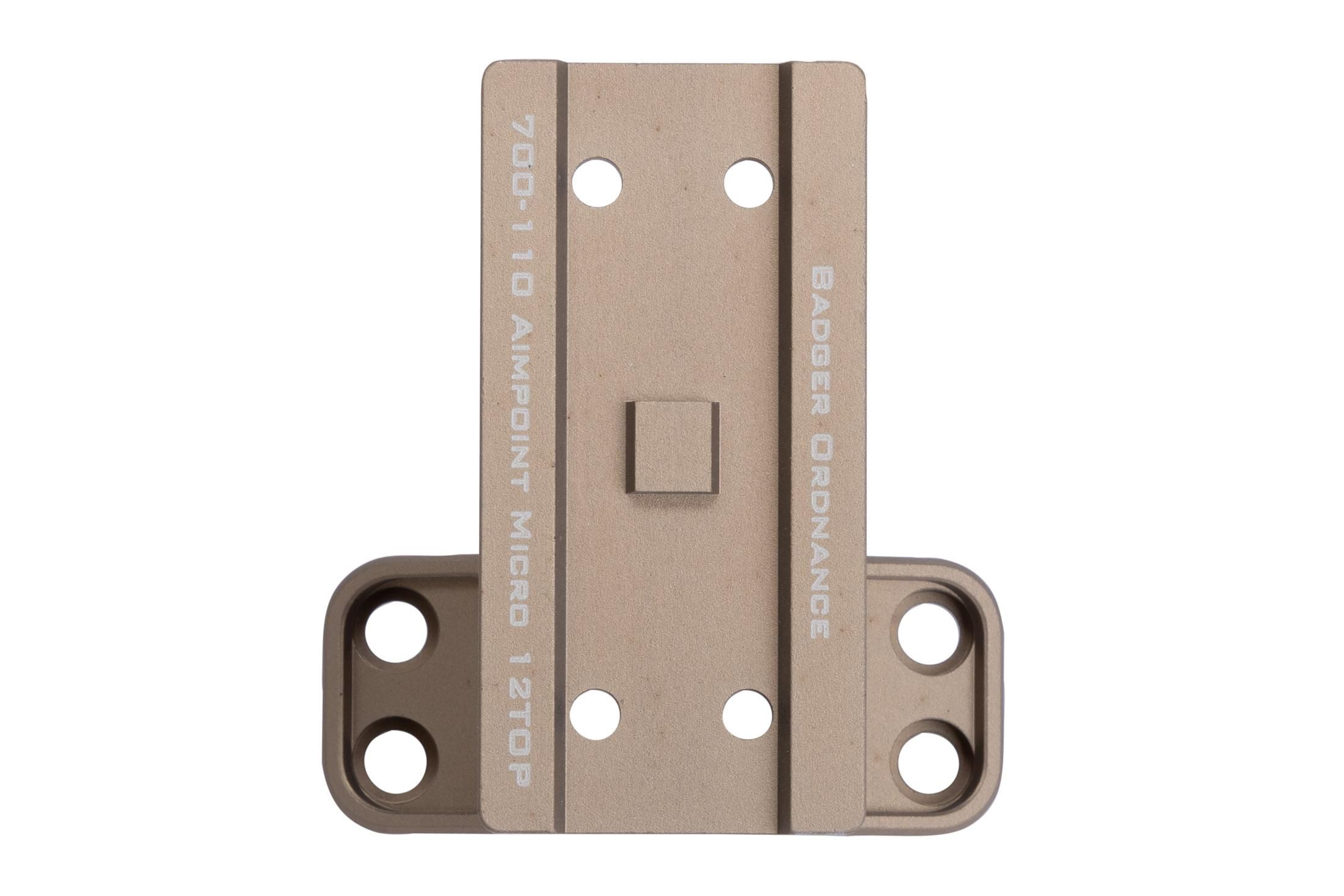 Badger Ordnance C1 30MM Ring Aimpoint T2 Mount - Tan